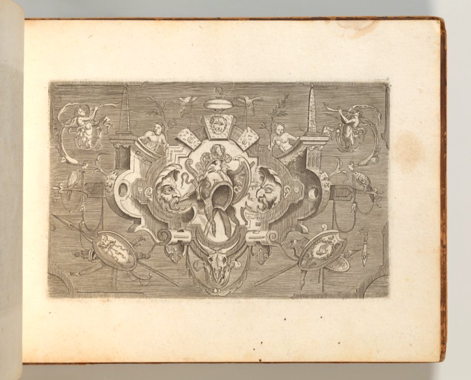 Targhe ed altri ornati di varie e capricciose invenzioni (Cartouches and other ornaments of various and capricious invention, page 2) MET DP703691
