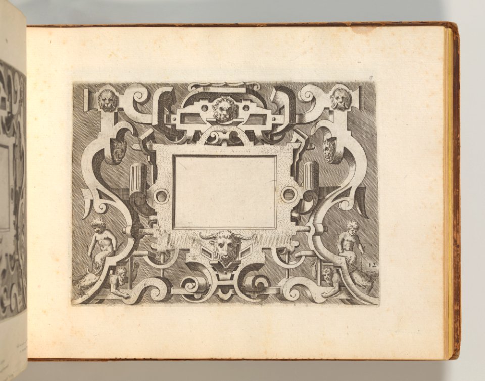 Targhe ed altri ornati di varie e capricciose invenzioni (Cartouches and other ornaments of various and capricious invention, page 20) MET DP703709
