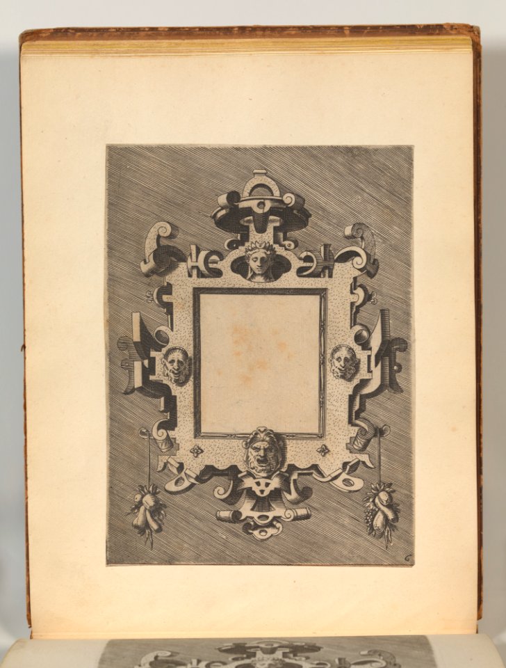 Targhe ed altri ornati di varie e capricciose invenzioni (Cartouches and other ornaments of various and capricious invention, page 28) MET DP703717