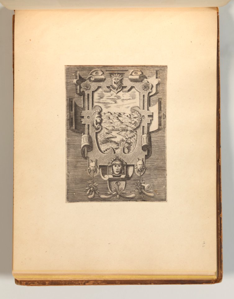 Targhe ed altri ornati di varie e capricciose invenzioni (Cartouches and other ornaments of various and capricious invention, page 40) MET DP703729