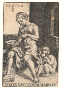 Taste (Gustus), from The Five Senses MET DP867540
