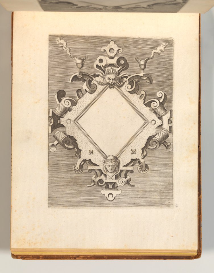 Targhe ed altri ornati di varie e capricciose invenzioni (Cartouches and other ornaments of various and capricious invention, page 24) MET DP703713