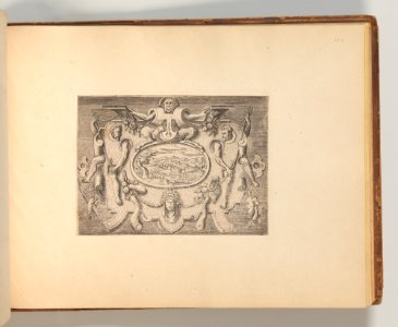 Targhe ed altri ornati di varie e capricciose invenzioni (Cartouches and other ornaments of various and capricious invention, page 49) MET DP703738