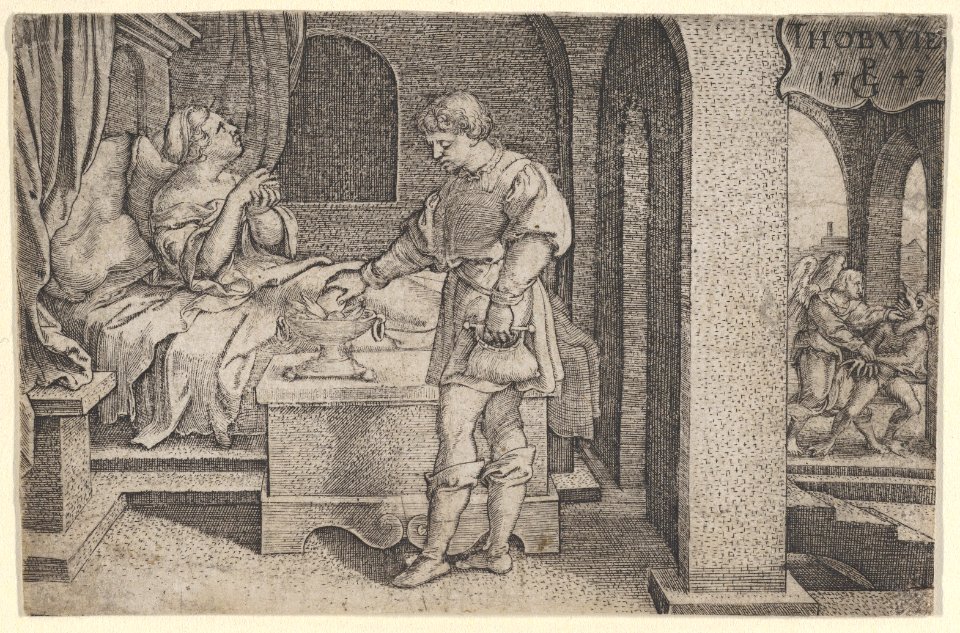 Tobiolus Makes a Propitiatory Sacrifice, from The Story of Tobias MET DP855469