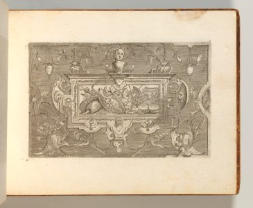 Targhe ed altri ornati di varie e capricciose invenzioni (Cartouches and other ornaments of various and capricious invention, page 3) MET DP703692