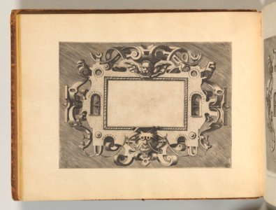 Targhe ed altri ornati di varie e capricciose invenzioni (Cartouches and other ornaments of various and capricious invention, page 15) MET DP703704