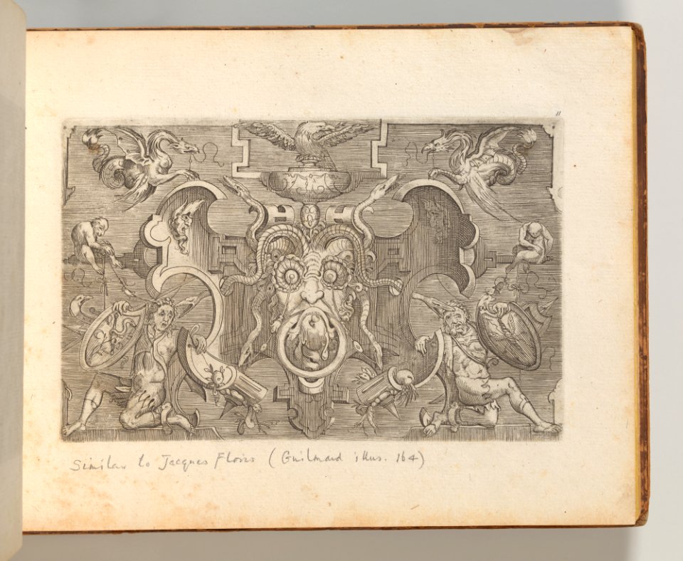 Targhe ed altri ornati di varie e capricciose invenzioni (Cartouches and other ornaments of various and capricious invention, page 11) MET DP703700