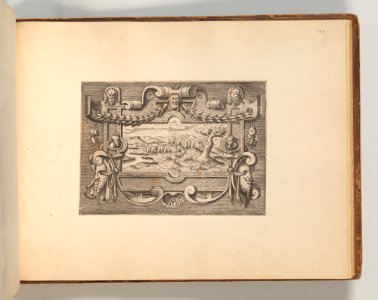 Targhe ed altri ornati di varie e capricciose invenzioni (Cartouches and other ornaments of various and capricious invention, page 51) MET DP703740
