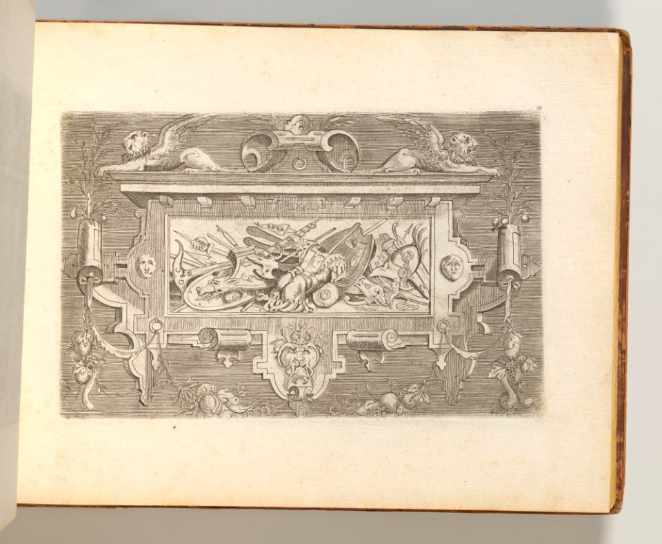 Targhe ed altri ornati di varie e capricciose invenzioni (Cartouches and other ornaments of various and capricious invention, page 10) MET DP703699