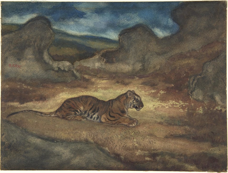 Tiger in Landscape MET DP805142