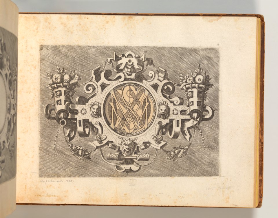 Targhe ed altri ornati di varie e capricciose invenzioni (Cartouches and other ornaments of various and capricious invention, page 18) MET DP703707