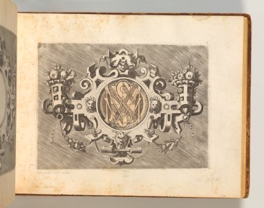 Targhe ed altri ornati di varie e capricciose invenzioni (Cartouches and other ornaments of various and capricious invention, page 18) MET DP703707