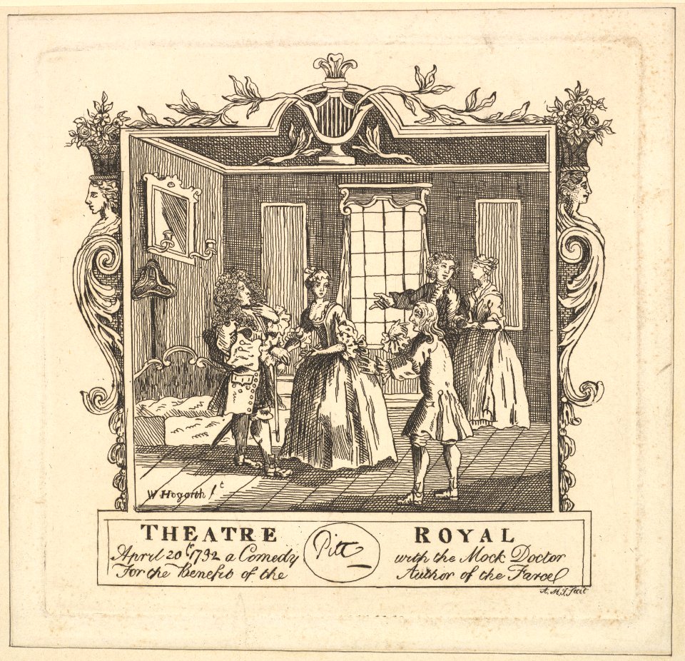 Ticket for Henry Fielding's The Mock Doctor MET DP825650