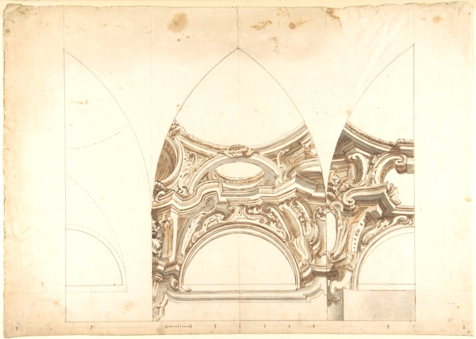 Three Designs for the Ornamentation of Vaults MET DP803634