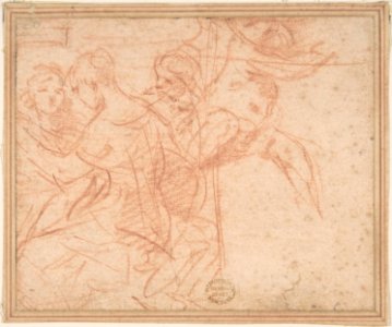 Three Female Figures and Seated Putto MET DP802389