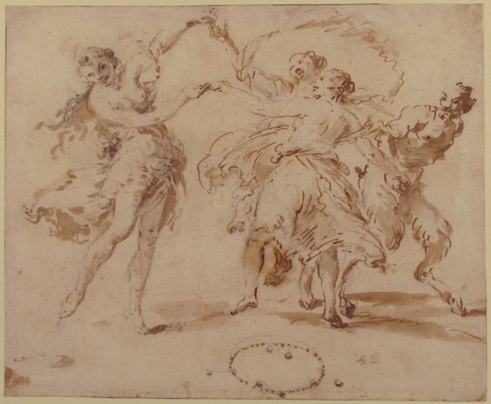 Three Dancing Nymphs and a Satyr MET 1975.131.59