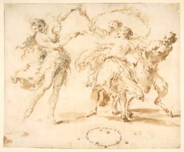 Three Dancing Nymphs and a Satyr MET DP812236