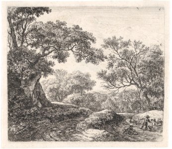 Three Boys and Their Dogs (L'Allée dans le Bois) MET DP876295