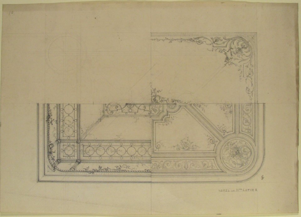Three Designs for Ceilings, Hôtel Cottier MET 67.827.6