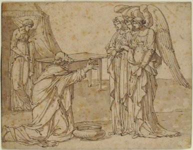 Three Angels Visiting Abraham MET 60.66.12