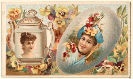 Teapot, from the Miniature Novelties series (N120) issued by Duke Sons & Co. to promote Honest Long Cut Tobacco MET DPB873721