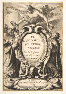 Title-page- De la Monarchie du Verbe incarné MET DP818006