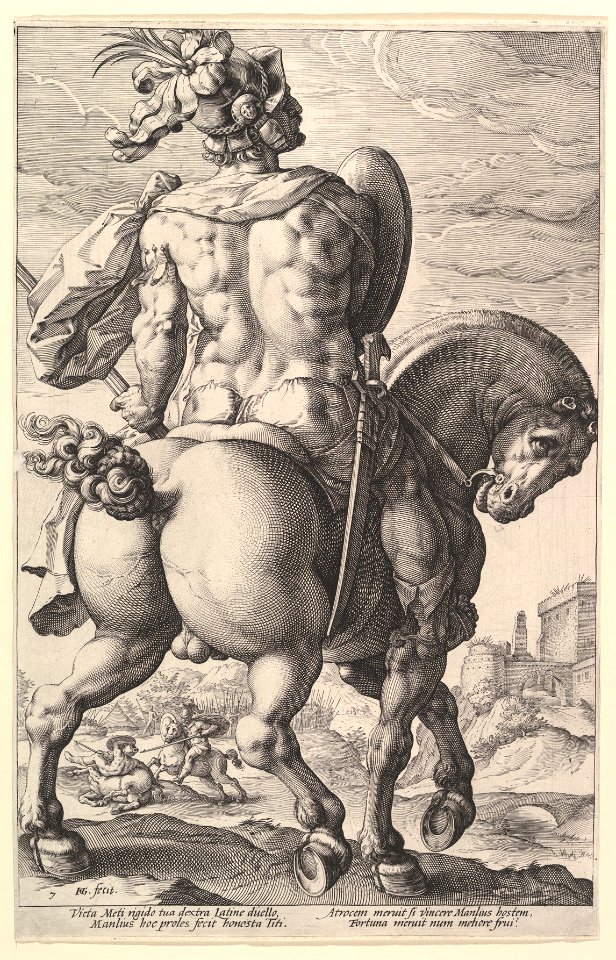 Titus Manlius Torquatus, from the series The Roman Heroes MET DP821048