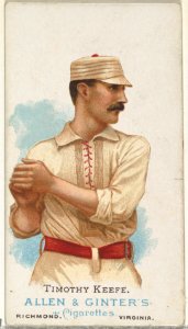 Timothy Keefe, Baseball Player, from World's Champions, Series 1 (N28) for Allen & Ginter Cigarettes MET DP838203