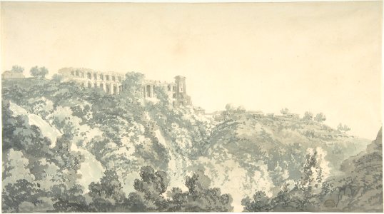 Tivoli, Villa of Maecenas and part of the Cascatelle MET DP801048