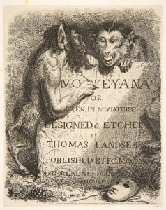 Title Page, from Monkey-ana, or Men in Miniature MET DP813163