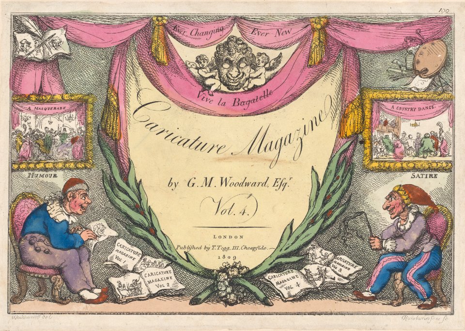 Title Page, The Caricature Magazine by G. M. Woodward, Vol. 4 - MET DP880583