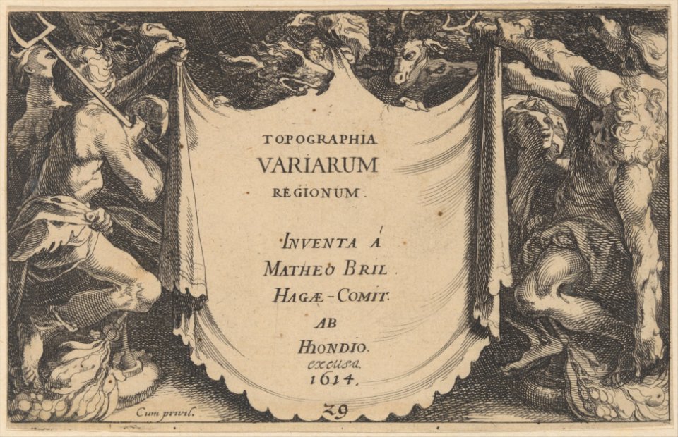 Title to Topographia Variarum Regionum MET DP222951