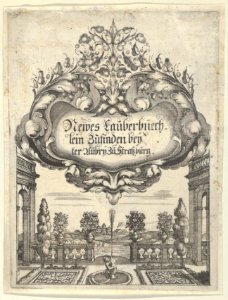 Title Page, from Newes Lauberbuechlein MET DP837031