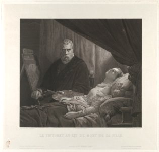 Tintoretto at His Daughter's Deathbed MET DP852106
