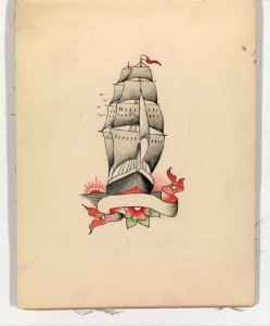 Tattoo Design with a Ship MET DP327934