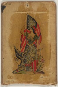 Tattoo Design representing 'America' MET DP836712