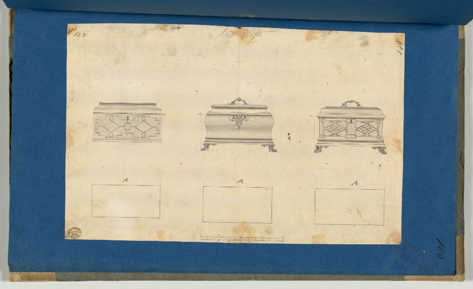Tea Chests, in Chippendale Drawings, Vol. I MET DP-14278-090