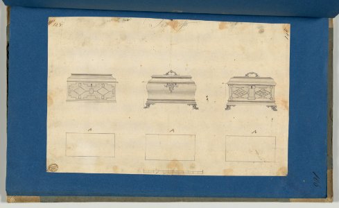 Tea Chests, in Chippendale Drawings, Vol. I MET DP-14278-090