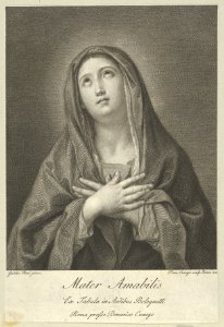 The Virgin looking upwards with hands crossed over her chest, after Reni MET DP841772