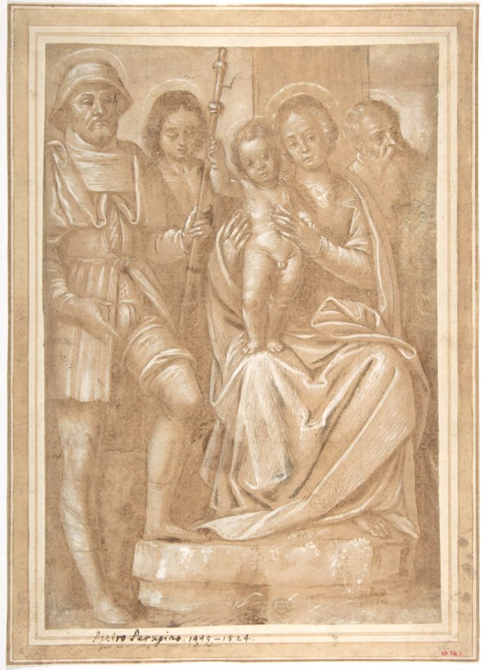 The Virgin and Child with Saint Roch and Two Other Male Saints MET DP810241