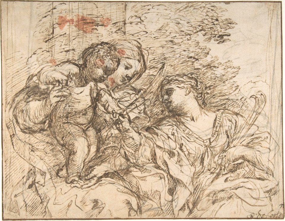 The Virgin and Child with Saint Martina MET DP809275