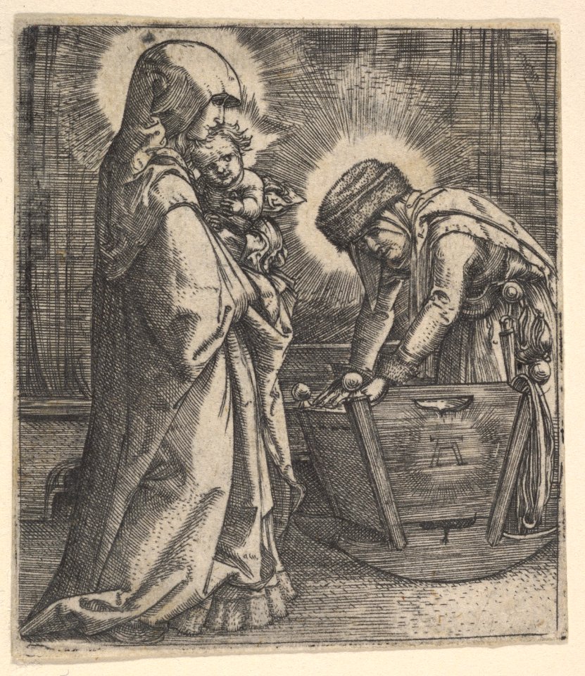 The Virgin and Child with Saint Anne at the Cradle MET DP833055