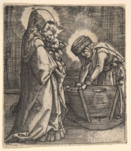 The Virgin and Child with Saint Anne at the Cradle MET DP833055