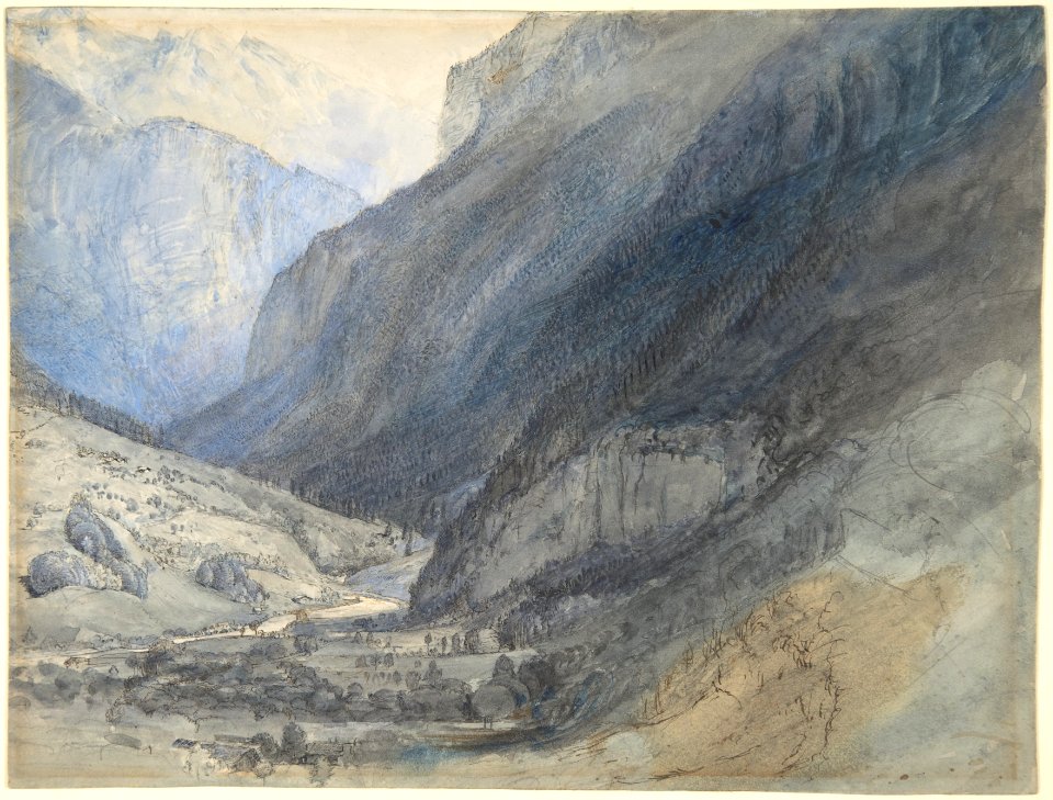 The Valley of Lauterbrunnen, Switzerland MET DP804920