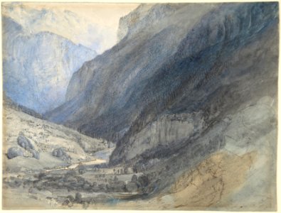 The Valley of Lauterbrunnen, Switzerland MET DP804920
