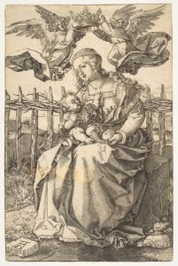 The Virgin Crowned by Two Angels MET DP815895