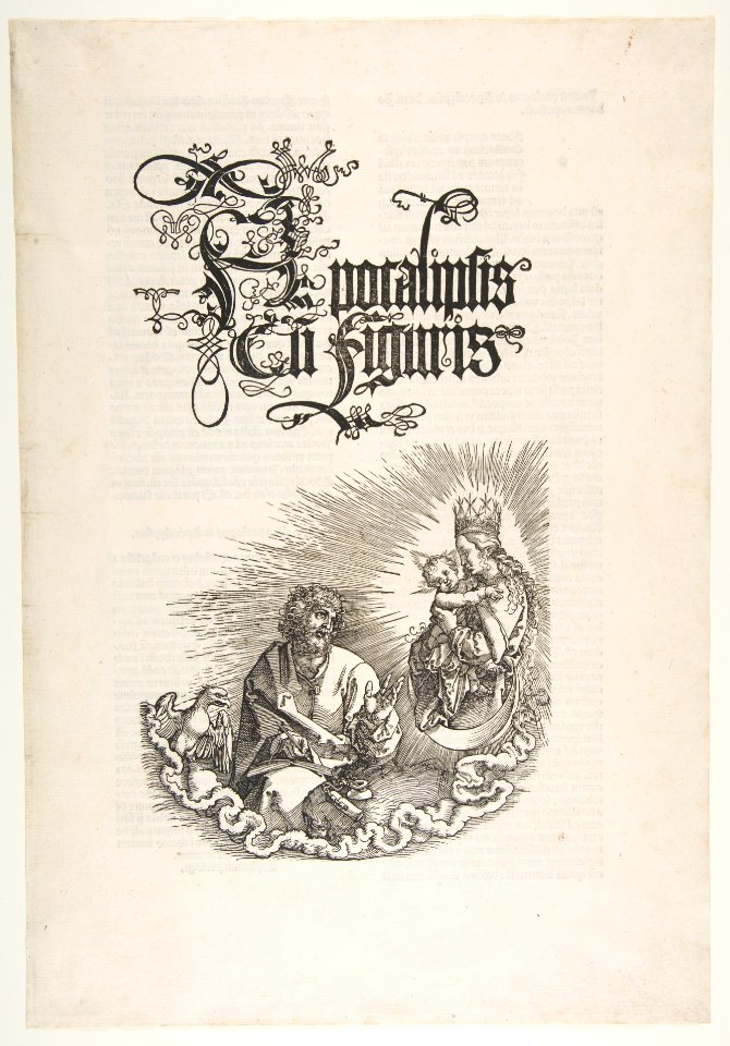 The Virgin Appearing to Saint John, from The Apocalypse MET DP816729