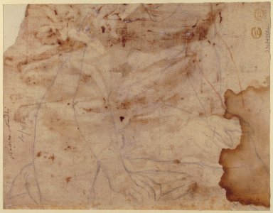 The Virgin and Child with Saint Joseph, Attendant Angels, and a Group of Supplicants MET 68.106.2 VERSO