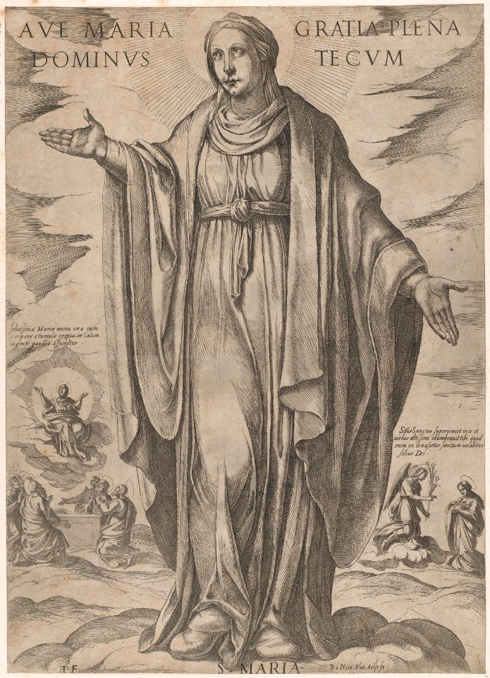 The Virgin from 'Christ, Mary and the Apostles' MET DP857461