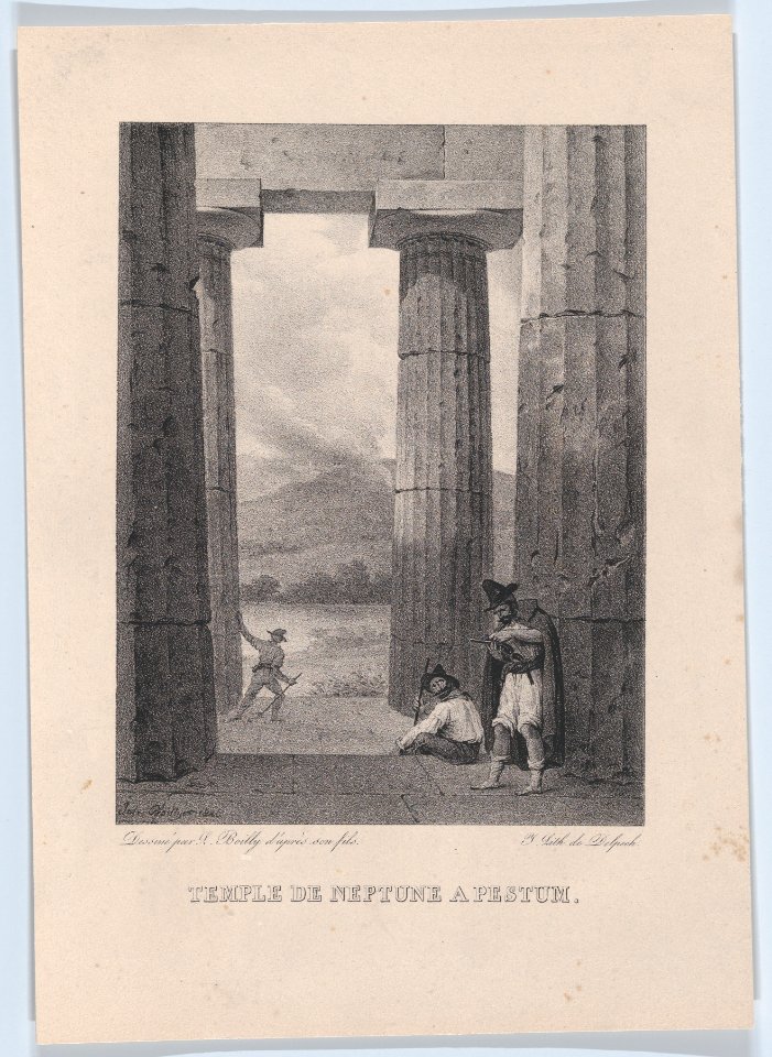 The Temple of Neptune in Pestum MET DP874352